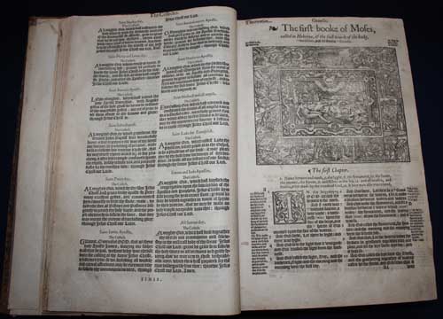 Leaf, front, Vulgate Bible