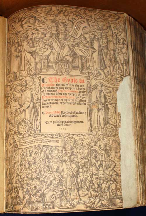 Leaf, front, Vulgate Bible