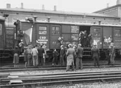 Czech repatriate train