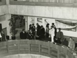 Christo and Selz, The Running Fence Project Revisted, Reception, Atrium- GTU Library, April 15, 1988