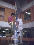 Installation, Winged Figure, September 1993, 7