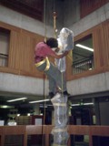 Installation, Winged Figure, September 1993, 3