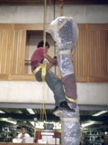 Installation, Winged Figure, September 1993, 4