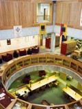 LIbrary atrium, 1987